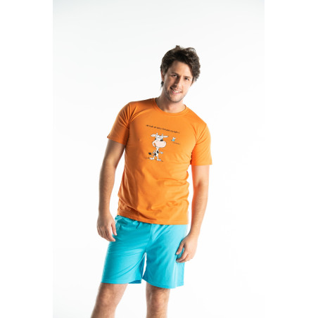 PYJAMA homme court VACHE