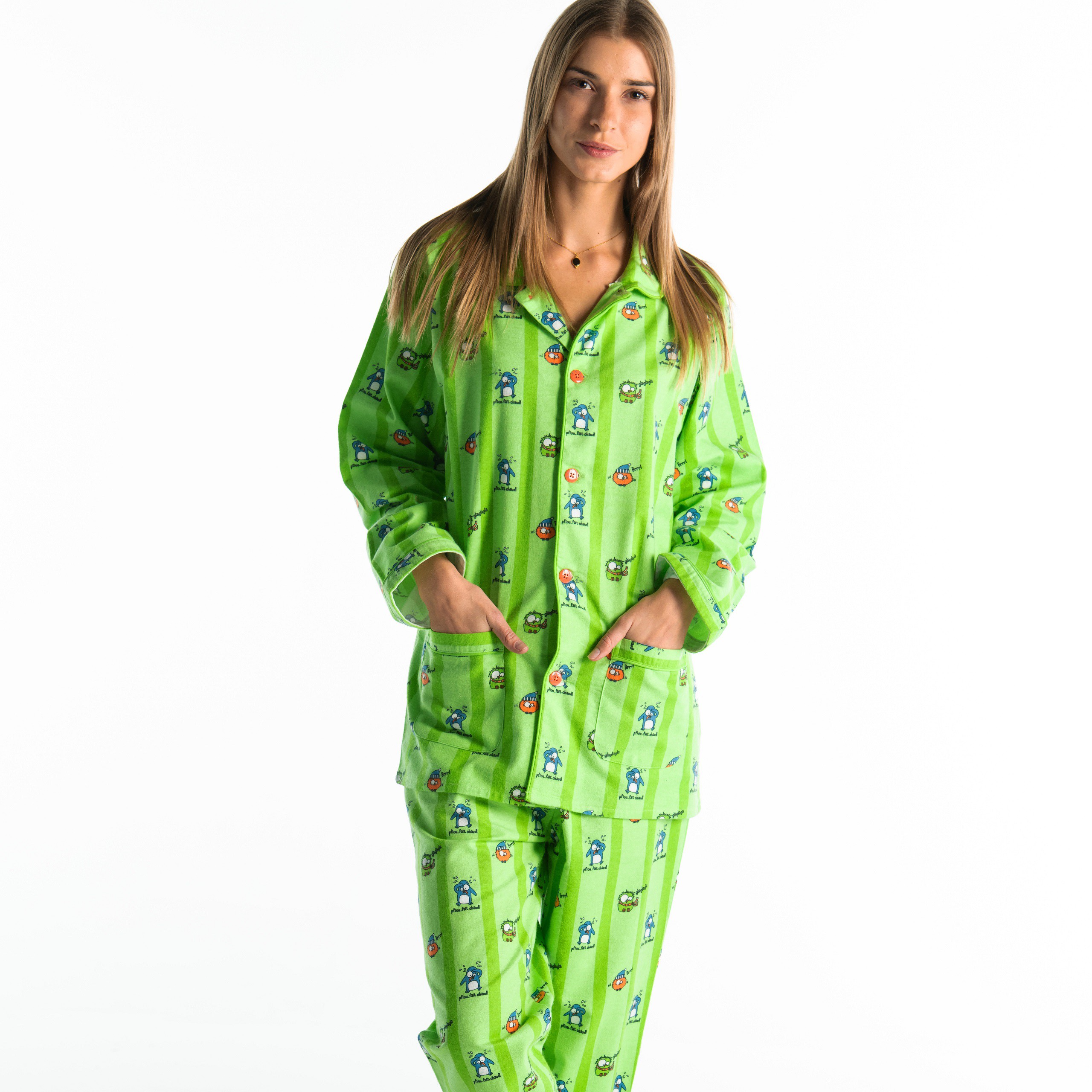 Pyjama d'hiver en flanelle pour femme - Pyjama D'Or