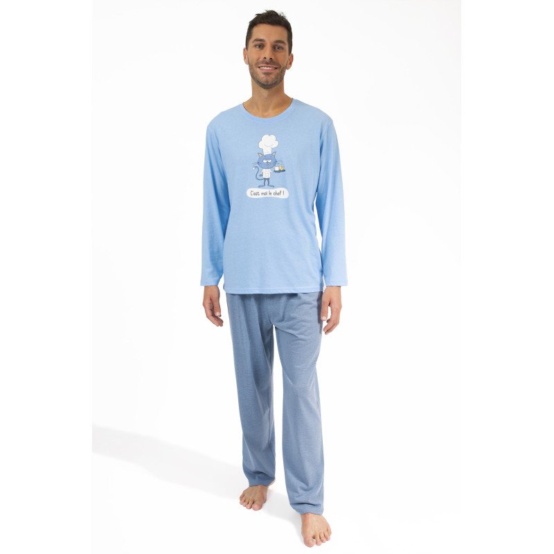 Lange pyjama voor heren LE CHEF
