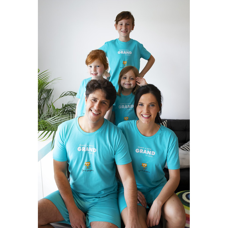 Pyjashort voor mannen TIGRE DU BENGALE