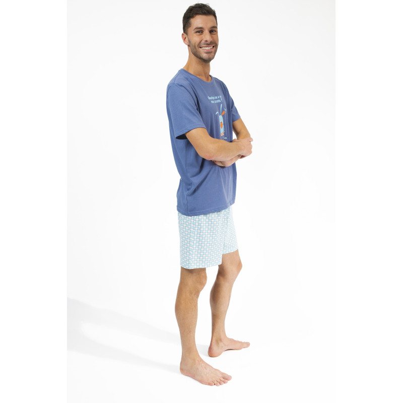 Pyjashort voor heren LE LAPIN