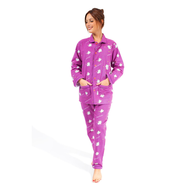 PYJAMA hiver femme UN AMOUR DE CHAT