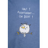 Maxi t-shirt femme court Hibou Chut !