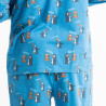 Pyjama flanelle homme Poisson Chat