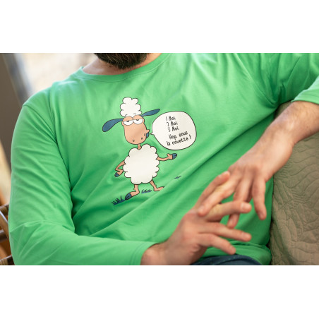 PYJAMA homme long vert MOUTON