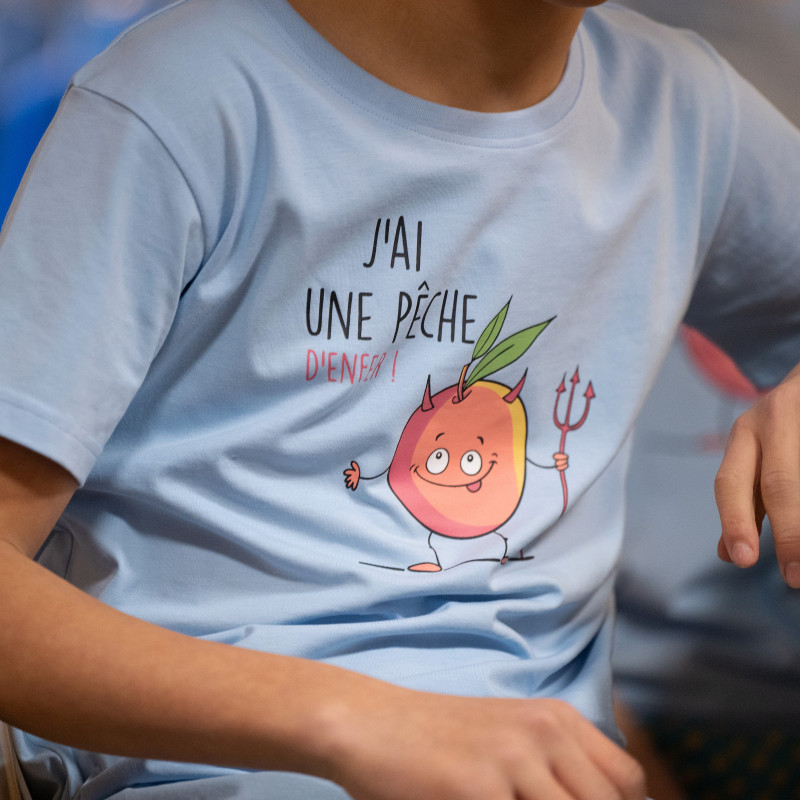 Pyjashort voor kinderen  PERZIK.