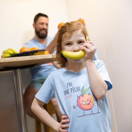 PYJAMA enfant pantalon - t-shirt manches courtes Pêche d'Enfer