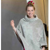 Poncho Paloma grey voor dames