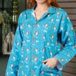 Flanellen dames pyjama 719