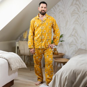 Pyjama flanelle homme Le Renard Déneige