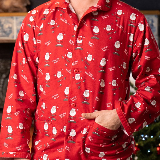 Pyjama flanelle homme Joyeux Noël