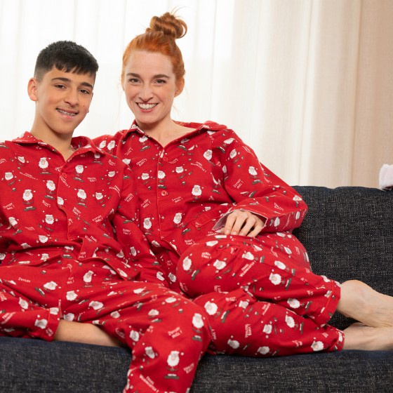 Flanellen dames pyjama Joyeux Noël