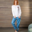 Pyjama jersey-flanelle femme LA GLISSE 2