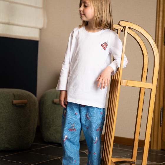 Pyjama jersey-flanelle Enfant LA GLISSE 2