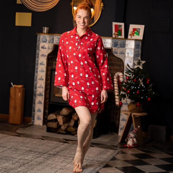 Flanellen dames pyjama Joyeux Noël