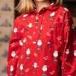 Chemise de nuit flanelle fille  Joyeux Noël