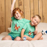PYJAMA enfant jersey Plumes court