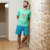 PYJAMA homme jersey Plumes court