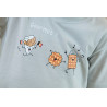 Korte grijze pyjama voor kinderen GOURMET
