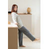 PYJAMA femme jersey GOURMET long