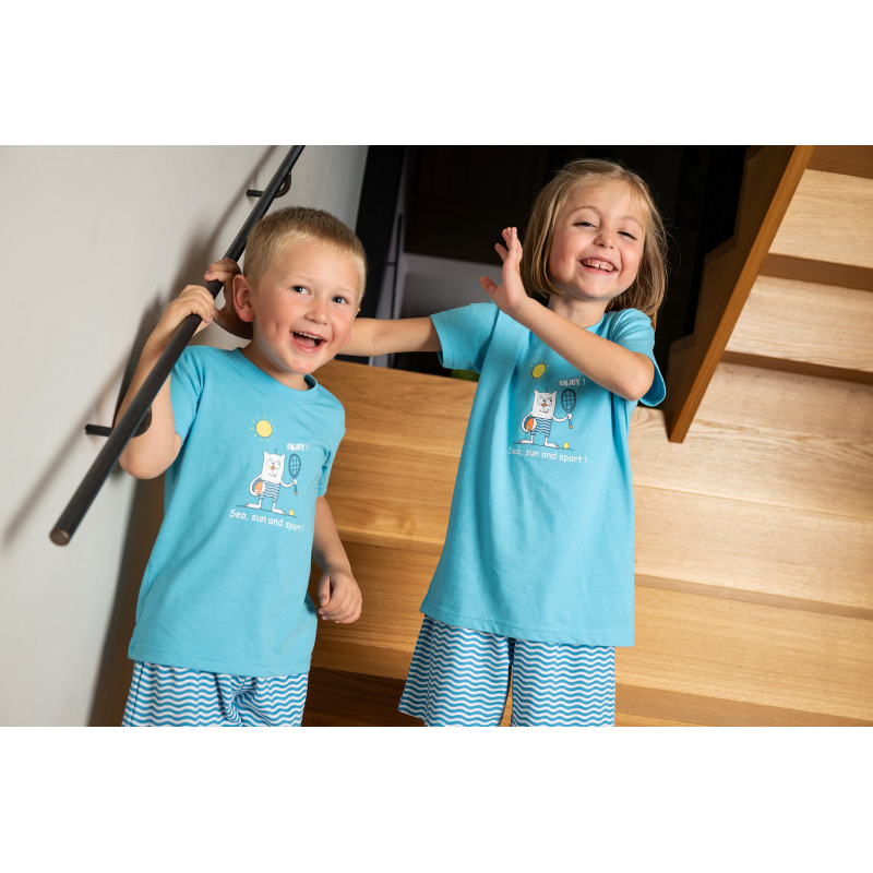 PYJAMA enfant jersey SEA-SUN-SPORT court