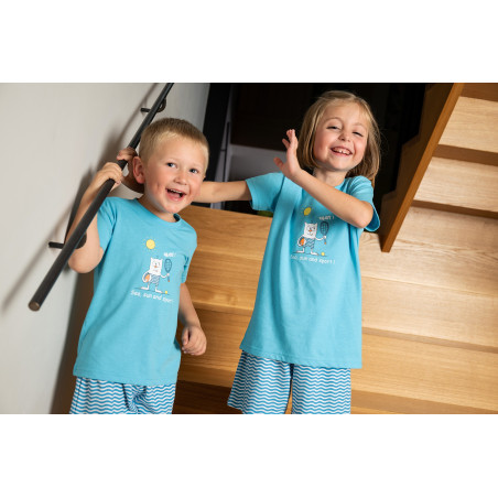 PYJAMA enfant jersey SEA-SUN-SPORT court