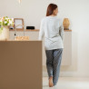 PYJAMA femme jersey GOURMET long