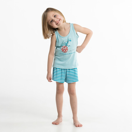 PYJAMA fille été shorty REBONDISSEMENTS