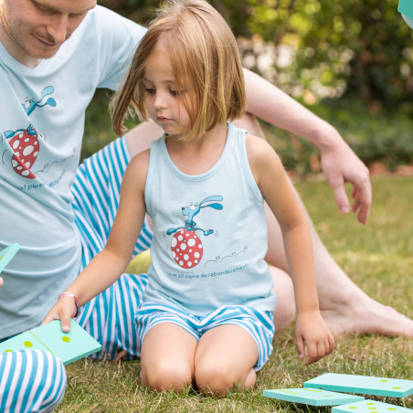 PYJAMA fille été shorty REBONDISSEMENTS