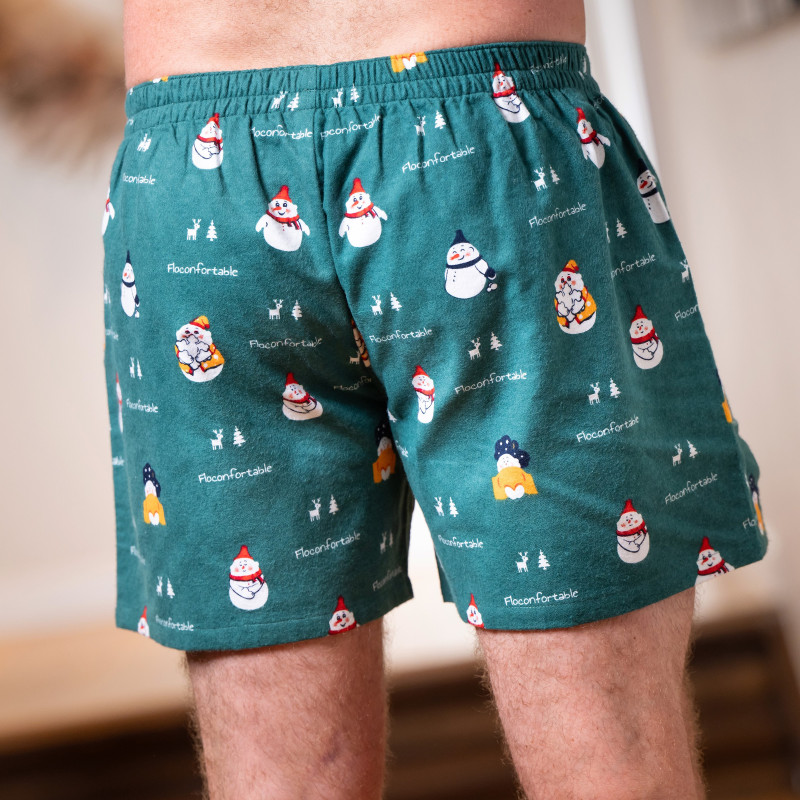 CALECON/BOXER flanelle homme FLOCONFORTABLE