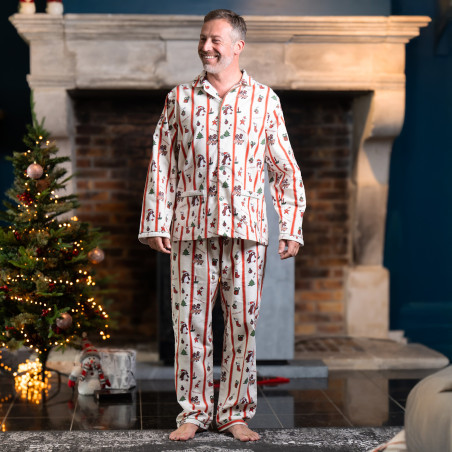 Pyjama flanelle homme Merry Xmas