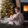 Flanellen pyjama voor kinderen MERRY XMAS