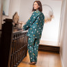 Flanellen pyjama voor dames FLOCONFORTABLE