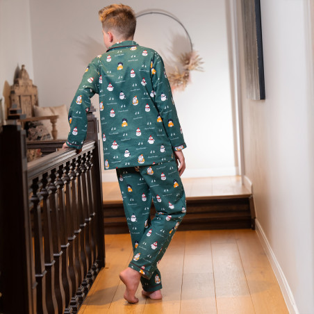 Flanellen pyjama voor kinderen FLOCONFORTABLE