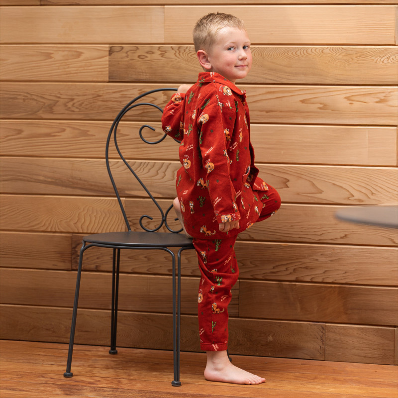 Pyjama flanelle enfant COUP de BAMBOU