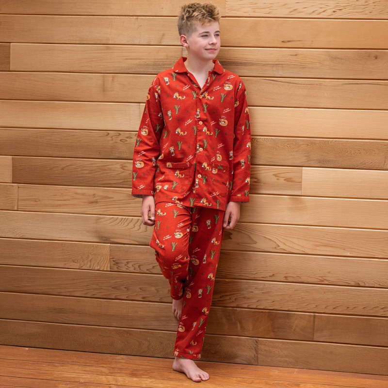 Pyjama flanelle enfant COUP de BAMBOU