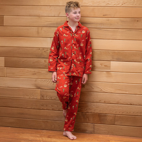 Pyjama flanelle enfant COUP de BAMBOU