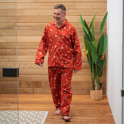 Pyjama flanelle homme COUP de BAMBOU