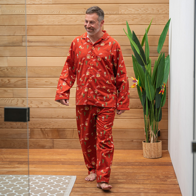 Pyjama flanelle homme COUP de BAMBOU