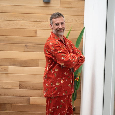 Flanellen pyjama voor heren COUP de BAMBOU