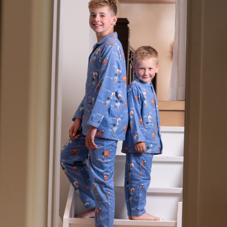Flanellen pyjama voor kinderen CHALOUPE
