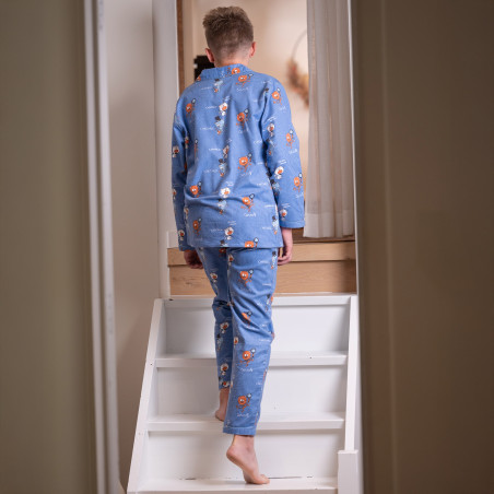Flanellen pyjama voor kinderen CHALOUPE