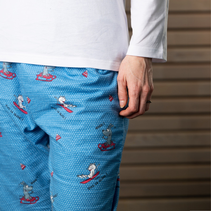 Kinderpyjama jersey/flanel LA GLISSE 2