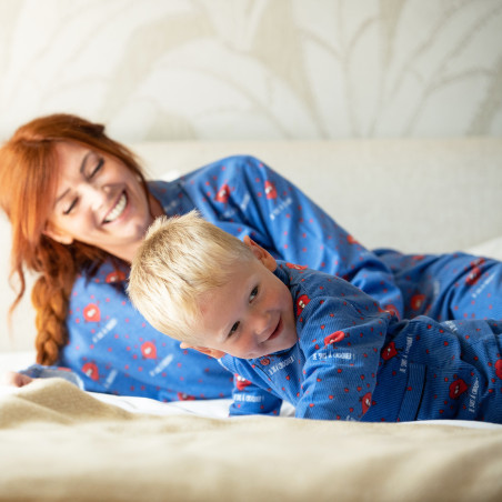 Flanellen pyjama voor vrouwen Coeur Hartjes