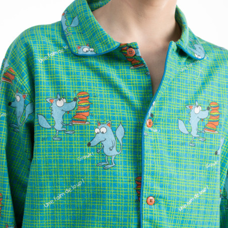 Pyjama flanelle enfant Une Faim de LOUP