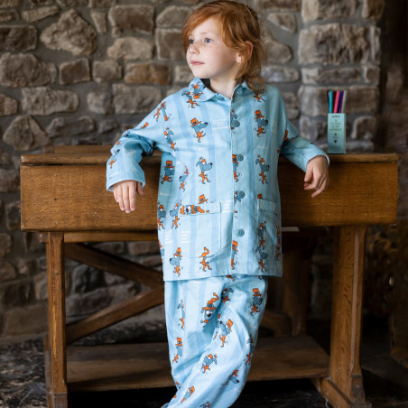 PYJAMA hiver enfant CHIEN/CHAPEAU