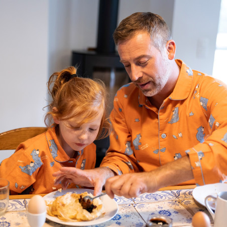 Winter pyjama voor heren  DOUCEUR (SNOEP)