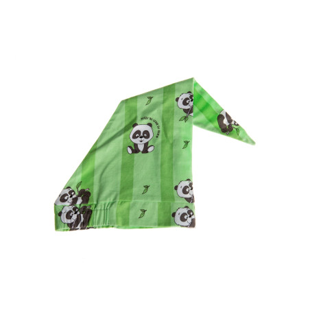 Bonnet de nuit 'Panda' Vert